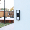 Lámpara de pared Solar de 6LED IP65, luz de patio impermeable para exteriores, jardín, villa, lámpara de lavado de pared para exteriores, lámpara de pared