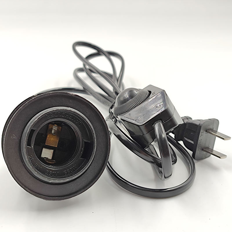 Cable de línea 303 /304 /317 /301 Cable de alimentación atenuador/interruptor de doble botón Cable de enchufe de la UE para bombilla LED/luminaria de escritorio EE. UU. E26 AU