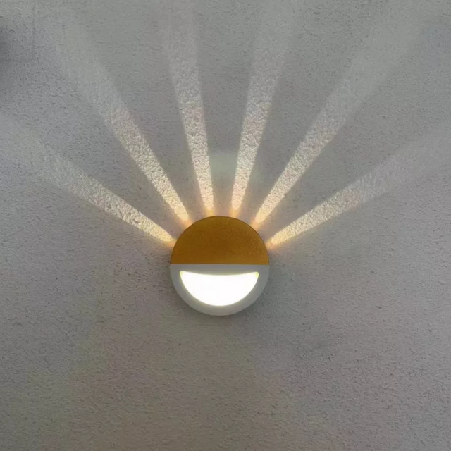 Lámpara de pared LED de luz de estrella redonda creativa moderna Iluminación de aplique de interior