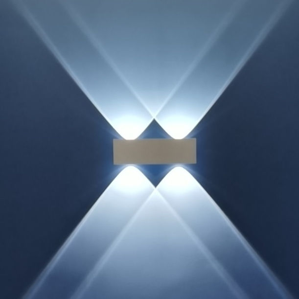 Moderna lámpara de pared LED para interiores, lámpara de noche, sala de estar, iluminación del hogar, pasillo, decoración, luz de aluminio, AC85-265V