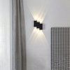 Luz LED decorativa 4 lámpara de pared de escalera impermeable y luz nocturna moderna para exteriores luz de pared Led para exteriores pared impermeable