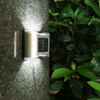 Nueva lámpara solar 6LED IP65 Lámpara impermeable al aire libre Lámpara de pared del patio para la decoración de la villa del jardín