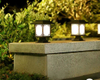 Lámpara solar de 5 LED para patio, lámpara de suelo para césped, lámpara solar para jardín, enrejado de jardín, decoración de luz para habitación antigua al aire libre, estilo americano 