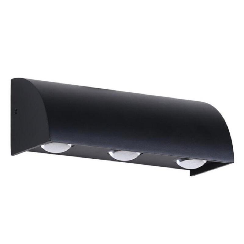 3W 6W moderno simple al aire libre impermeable IP65 LED lámpara de pared patio lámparas jardín pared luz precio de fábrica