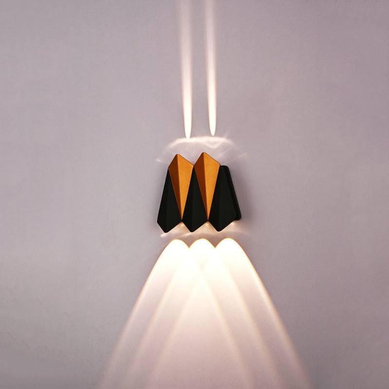 Luz LED de pared impermeable para exteriores, moderna, creativa, IP65, para Hotel, Villa, sala de estar, luz de pared de fondo