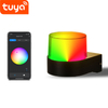 Lámparas LED de pared inteligentes 10W exterior Tuya Wifi cubo RGB aplicación regulable Sconce impermeable jardín Alexa Google Home acrílico pared luz