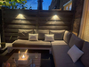Luz LED Solar para exteriores, Control de inducción, decoración de patio, valla Solar, luz de pared, luz de calle semicircular ahorradora de energía