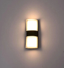 6W 12W LED moderna lámpara de pared impermeable para exteriores dormitorio interior sala de estar balcón luz de pared iluminación del hogar aplique de pared de aluminio