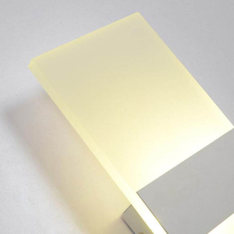 Lámpara LED acrílica, luces acrílicas modernas para interiores, CA 85-265V, candelabro LED montado en la pared, 6W para habitaciones de Hotel que usan el escenario