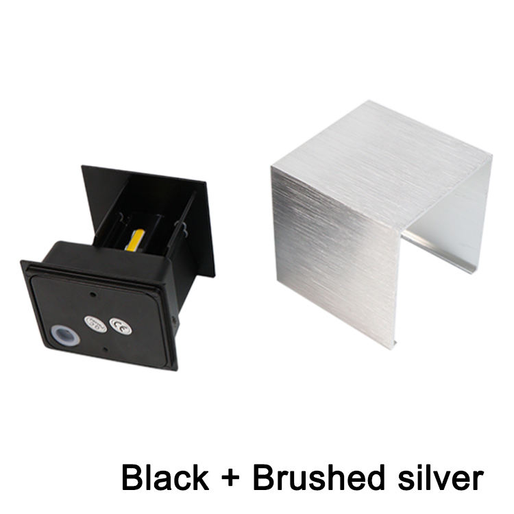 IP65 impermeable 6W interior exterior Led lámpara de pared moderno aluminio ajustable superficie montada cubo Led jardín porche hogar pared luz