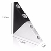 Lámpara de pared triangular de 5W hacia arriba y hacia abajo para escaleras de dormitorio, aplique de iluminación para interiores, iluminación de 220V hacia arriba y hacia abajo, estilo europeo, Año Nuevo