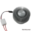 Luz LED de techo de 3W con forma redonda de calabaza AC85 ~ 265V, luz de pared RGB de aluminio para baño de interior moderna de alta calidad, luz empotrada de 220V