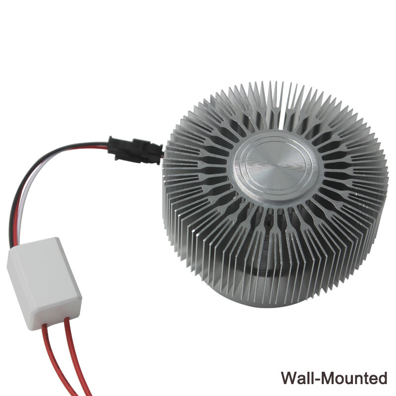 Luz LED de techo de 3W con forma redonda de calabaza AC85 ~ 265V, luz de pared RGB de aluminio para baño de interior moderna de alta calidad, luz empotrada de 220V