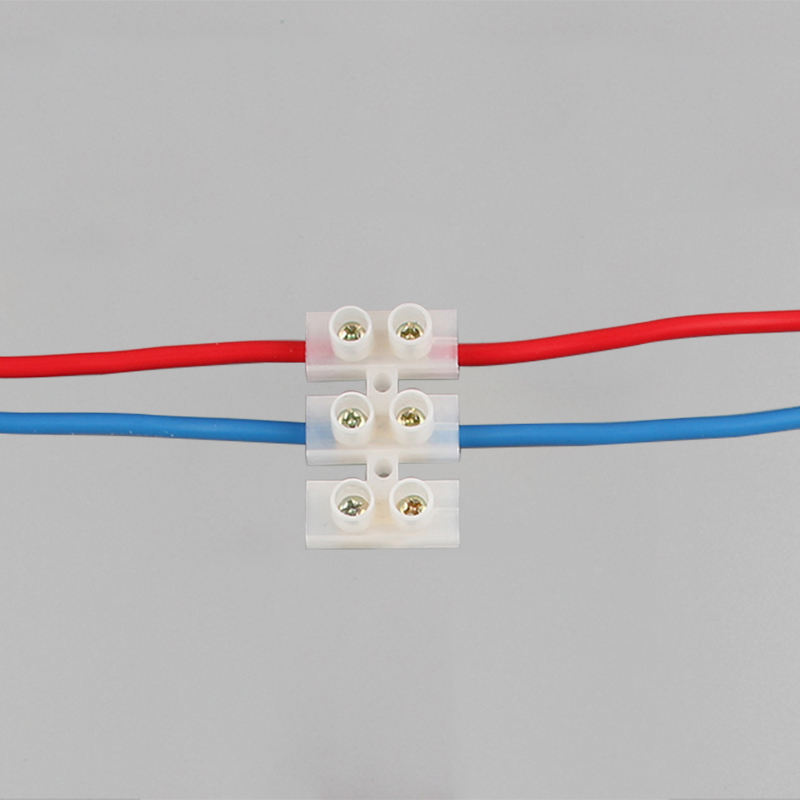Bloque de terminales de 3 dígitos Conector de tornillo 10A sin soldadura Retardante de llama Conector rápido apto para equipos de accesorios