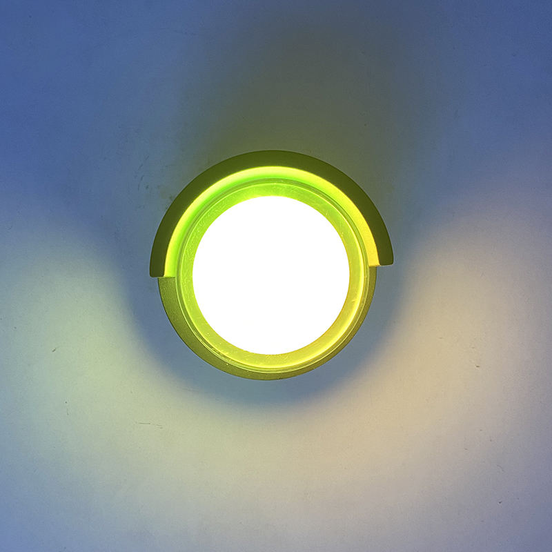 2023 exterior Tuya Wifi LED lámparas de pared inteligentes 10W cubo RGB aplicación regulable Sconce impermeable jardín Alexa Google Home pared luz AC85-265V