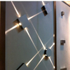 Lámpara de pared de estrella cruzada Led cuadrada de 4 W de alta calidad, aplique de iluminación para interiores, luz de truco con precio de fábrica