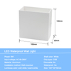 Aplique LED Lámpara de pared Luz moderna para sala de estar Comedor Cuerpo de aluminio acrílico Accesorio de decoración del hogar