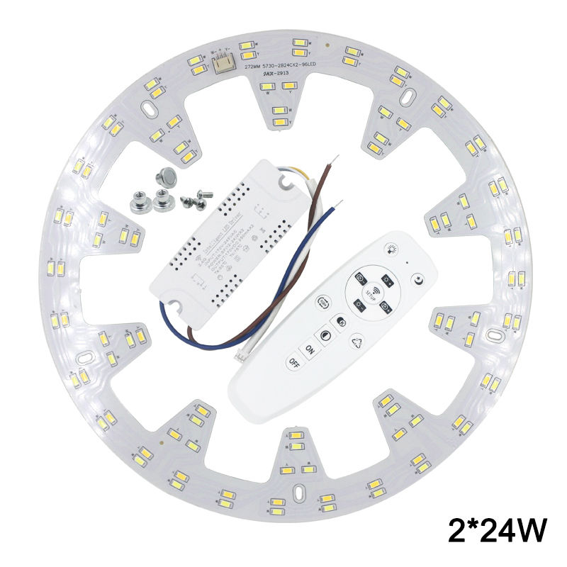 5730 SMD LED iluminación de techo 2.4G WIFI control de conexión de teléfono móvil control remoto para sala de estar cocina luz de techo