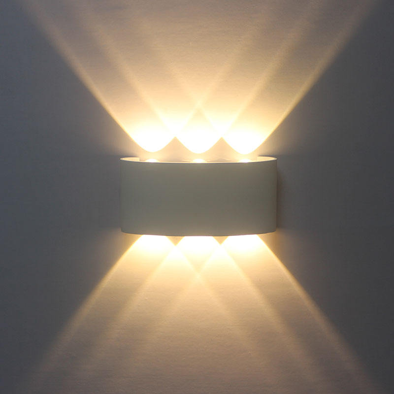 Luz de pared LED moderna Arriba y abajo Iluminación Cubo Aplique Lámpara Montaje interior y exterior Habitación de la casa Dormitorio Iluminación del hotel Decoración