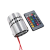 Luz de pared LED Hagood RGB con orificio en espiral con control remoto para interiores para fiestas, bares, vestíbulos, KTV, decoración del hogar