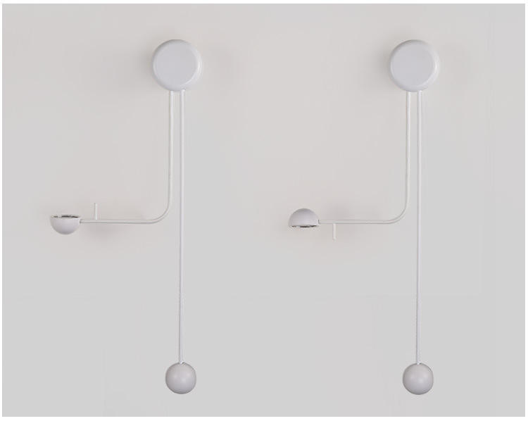 NUEVA lámpara de pared de puntos de arte, lámpara de pared de salón LED moderna, accesorios de iluminación creativos nórdicos para pasillo, lámpara de pared moderna en blanco y negro