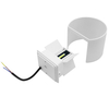 Hagood New Semicircle Lámpara de pared impermeable 6W 12W Led Aplique de pared Iluminación exterior Impermeable IP65 Ángulo de iluminación ajustable Apliques para exteriores
