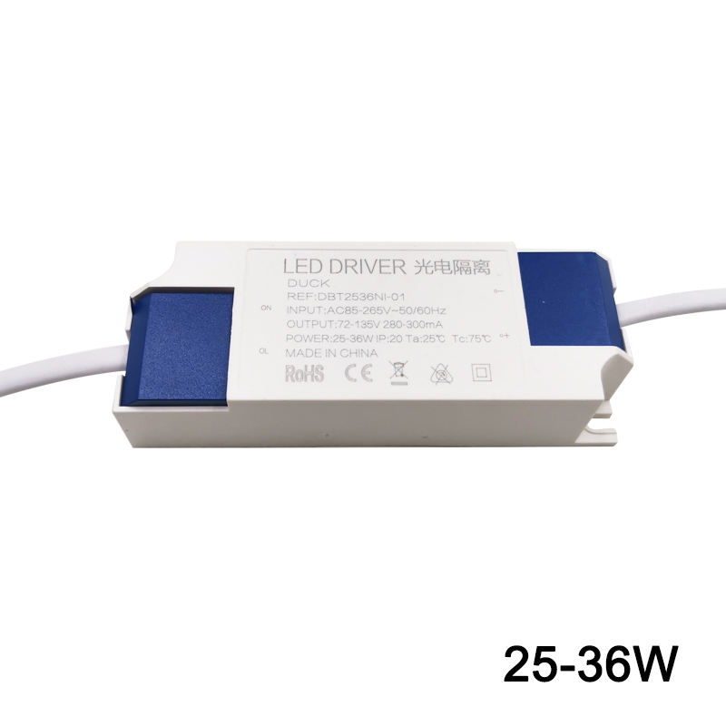 Transformadores de iluminación LED de 1-36 W, controlador seguro de alta calidad, AC85-265V, fuente de alimentación constante, controlador LED para lámpara/tira LED