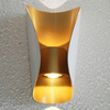 Lámpara de pared exterior impermeable 6W 10W fuente LED arriba y abajo iluminación moderna minimalista interior ingeniería porche jardín luz