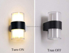 Aplique de pared de 10W arriba y abajo hecho en fábrica para patio, jardín, iluminación interior, decoración, lámpara LED impermeable para exteriores