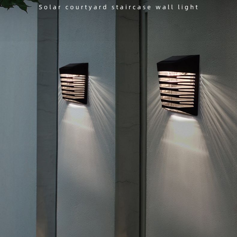  Lámpara de pared activada impermeable para exteriores, luz de pared Led Solar, Sensor de movimiento, luces de jardín para patio, iluminación exterior