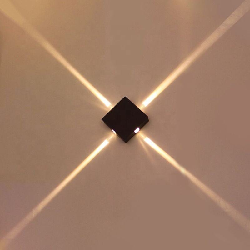 Lámpara de pared LED Lampada Dormitorio al lado de la luz de la pared Decoración interior del hogar Iluminación Corredor Aplique de pared de aluminio