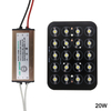 Chip LED 12W 18W 20W 24W 30W 36W 48W Bombilla de lámpara de alta potencia Diodos AC85-265V Controlador LED a prueba de agua para luminaria de luces enterradas