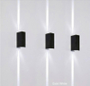  Lámpara de pared LED Iluminación de jardín impermeable al aire libre Lámpara de pared del hotel Precio de fábrica Iluminación hacia arriba y hacia abajo Decoración Apliques para exteriores