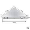 Lámpara de pared LED Rectángulo Luz de pared de cabecera Luz de escalera Luz de espejo Aplique de interior Accesorio Decoración de sala de estar