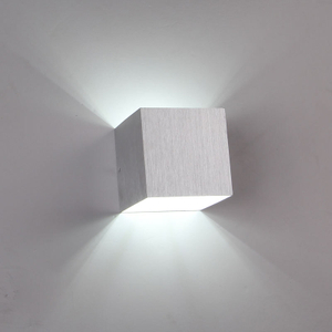 Lámpara de pared LED de 3W, AC85-265V, accesorio de iluminación para decoración de interiores, aplique de pared, porche, aluminio empotrado para dormitorio, sala de estar, pasillo
