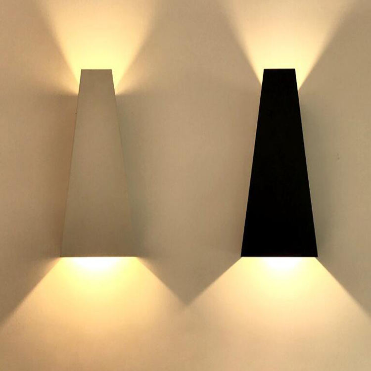 Modernas lámparas de pared LED hacia arriba y hacia abajo, luces de lectura para cabecera, decoración de sala de estar, iluminación, lámpara de pared interior para Hotel