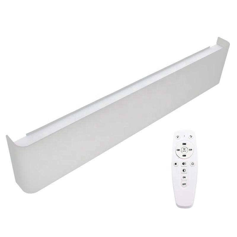 Aplique de pared LED de temperatura de tres colores con atenuación de Control inalámbrico de 2,4 G, módem, decorar restaurante, Hotel, apartamento, sala de estar, 21W