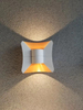 candelabro de pared para exteriores cilindro de iluminación arriba-abajo candelabro para exteriores rejuvenecimiento candelabro para exteriores lámpara de pared LED en forma de arco a prueba de agua