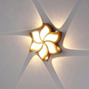 10W 12W Lámpara de pared de flores Lámpara de pared LED Lámpara de pared LED para exteriores Iluminación LED de pared para exteriores Lámpara de pared LED moderna para exteriores Lámpara de pared LED Lámpara de pared de loto