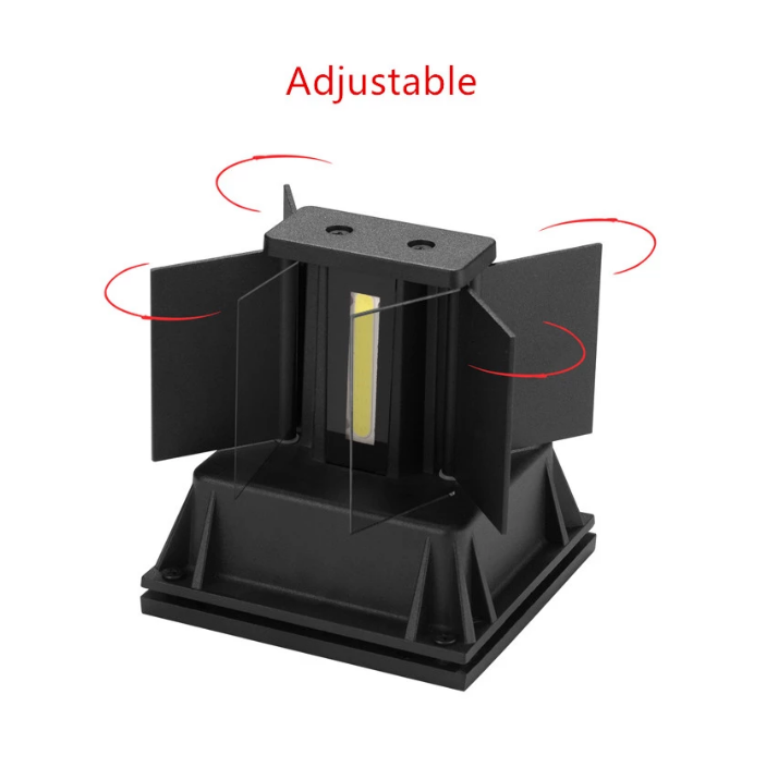 2023 IP65 impermeable 12W 20W lámpara de pared Led para interiores y exteriores aluminio ajustable montado en superficie AC85 ~ 265V aplique de luz Led para porche