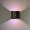 Lámpara de pared nórdica moderna de 12 W, resistente al agua, Ip65, Led de aluminio para exteriores, luz de pared hacia arriba y abajo para jardín, Hotel, luminosa, montada en la pared