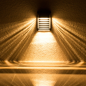 Sensor solar Lámpara de pared de ahorro de energía LED Luces solares de pared Luz solar al aire libre Led Impermeable Jardín Luces solares Patio Paisaje