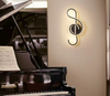 moderne stijl decoratieve woonkamer slaapkamer binnen wandlamp creativo aluminio interior nordic led wandlamp