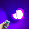 Nuevo 5W impermeable acrílico Art Deco pared Led luz exterior iluminación pared aplique Rgb con Control remoto