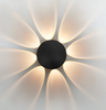 Luz de pared impermeable de setas, iluminación de jardín, lámpara de pared LED para interiores y exteriores, candelabro de pared impermeable, iluminación decorativa para dormitorio