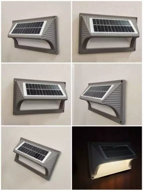  Farola solar 108/90/60COB Lámpara LED de inducción Impermeable PIR Movimiento Linterna de luz más brillante para patio de jardín