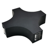 Nueva lámpara LED de pared para exteriores 12W Cross Star 4 lados iluminación impermeable IP65 para decoración de balcón de jardín