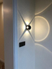 Lámpara led decorativa IP65 Lámpara de pared impermeable esférica y luz impermeable moderna para exteriores Wandlampe de aluminio