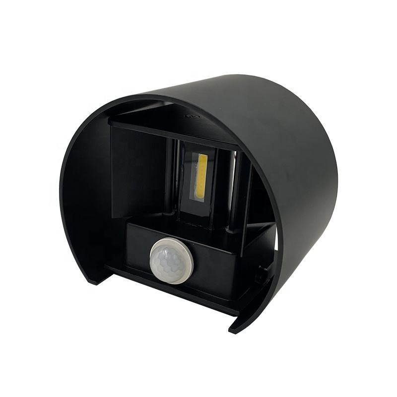 Hagood nueva lámpara de pared impermeable semicírculo 6W Led aplique de pared iluminación exterior impermeable IP65 iluminación ajustable