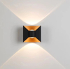 Decore la pared exterior de aluminio del jardín contemporáneo moderno Ilumine hacia arriba abajo las luces de pared LED GU10 360 grados